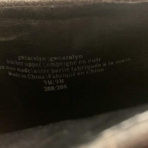 Guess ankle boots with silver buckle, black, size 9 - Picture 4 of 4